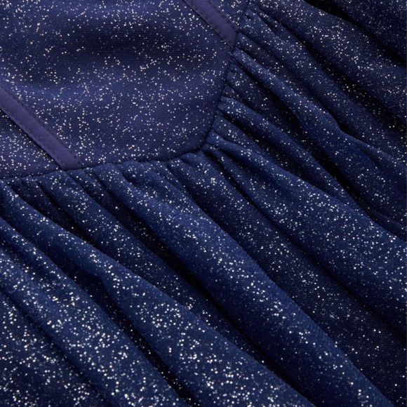 NWT Blue glitter corset mini dress - Picture 2 of 4